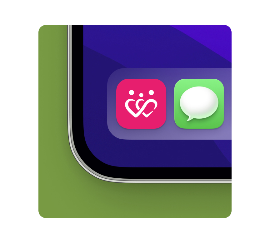 Card verde con logo Parental Skills at Work
