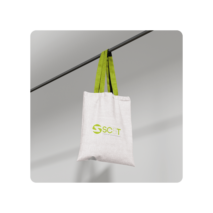 Studio del logo per SC&T: identità coordinata e materiali espositivi per automazione industriale Nonwoven