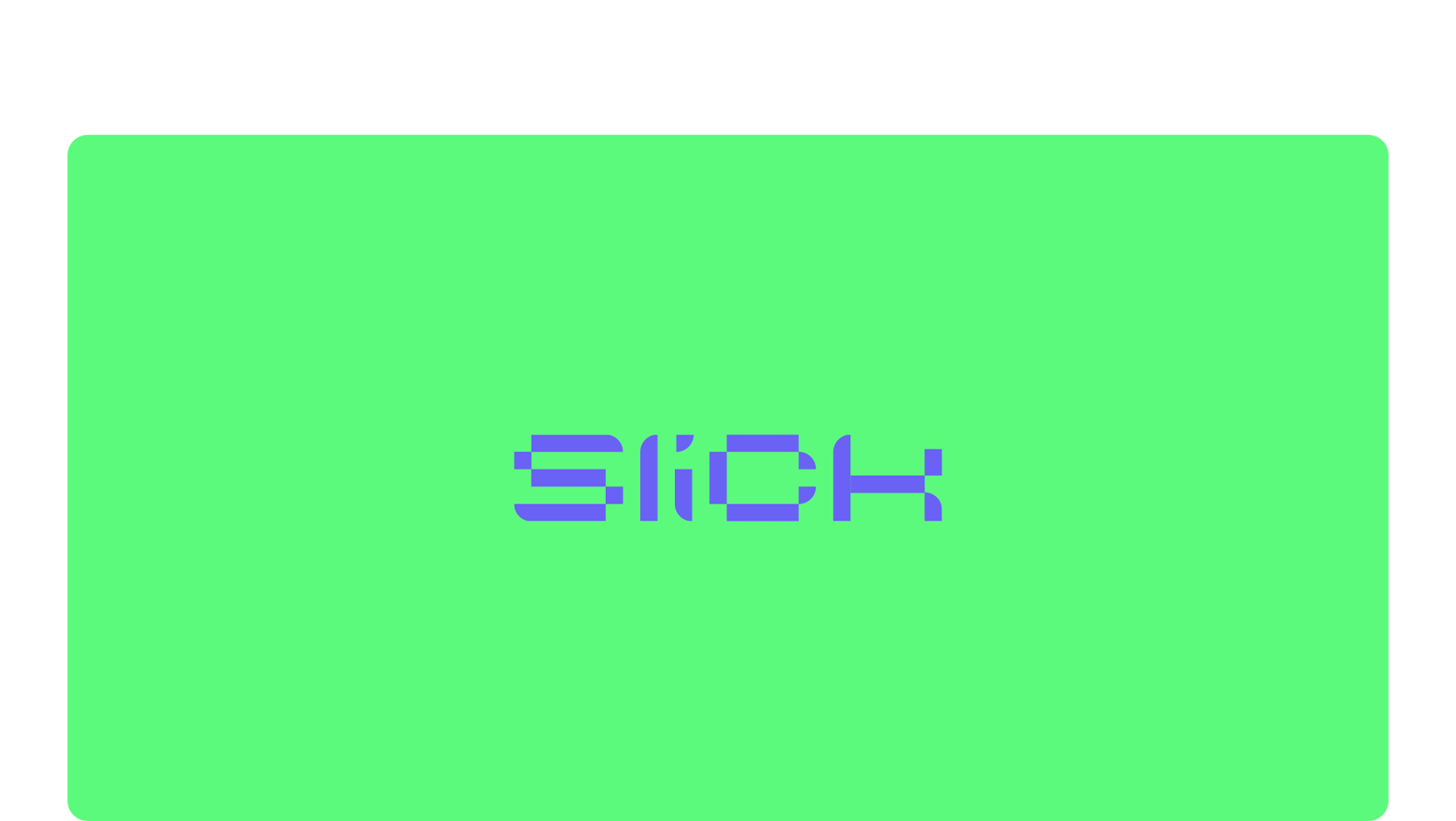 Studio del logo per Slick: brand identity per consulenza industrial automation