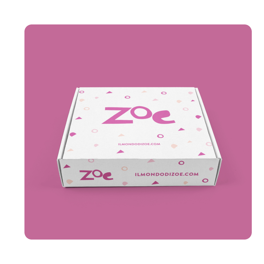 Etichetta di prodotto per Zoe: brand identity, packaging e contenuti per beauty e lifestyle e‑commerce
